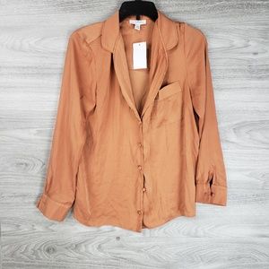 Top shop night top peach